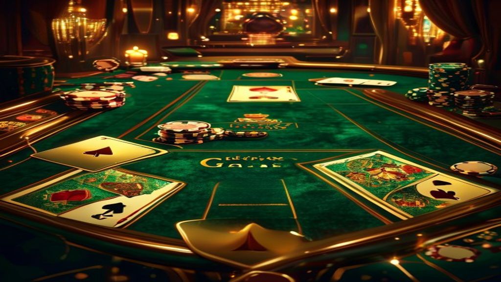 Maha Games casino backdrop for Maha Game Customer Support for Accounts, Payments & Games — gold cards on emerald felt