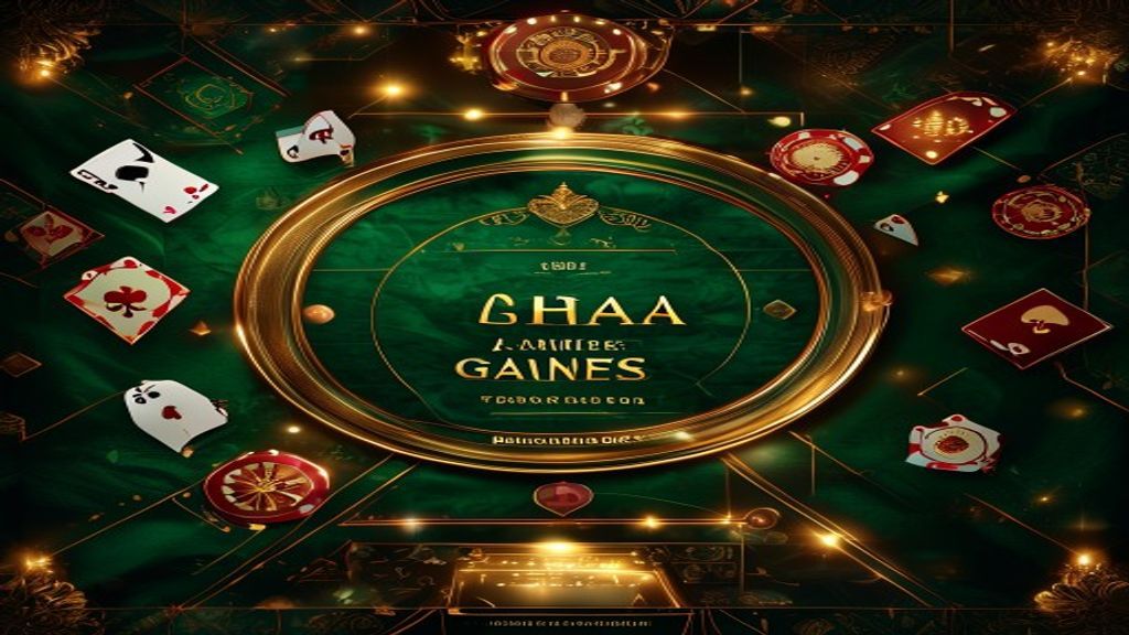 Maha Games casino backdrop for Maha Game Casino Login Guide for India Users — gold cards on emerald felt